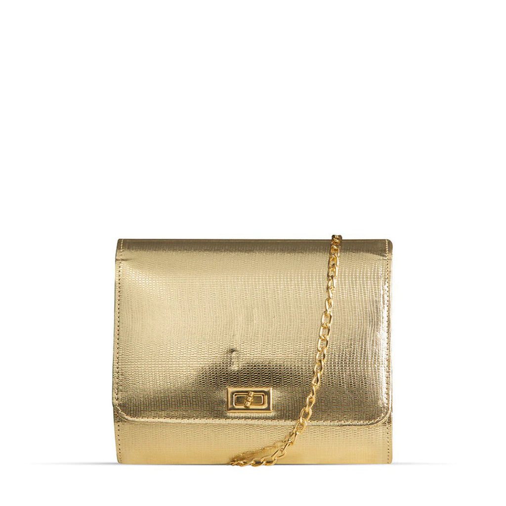 Charm Gold women's handbag in gold by Bag X