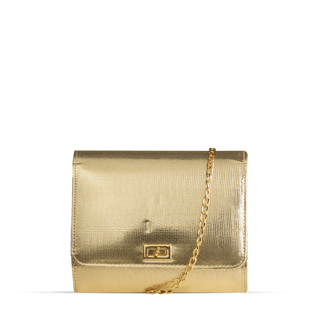 Charm Gold women's handbag in gold by Bag X
