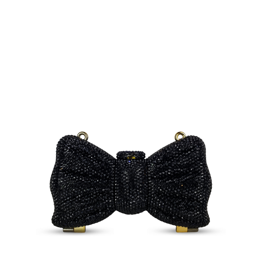 CRYSTAL BOW NOIR