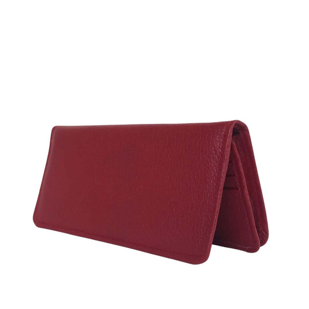 Leather Long red Wallet - Bag X
