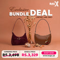 Cocoa & Crimson Duo women's crossbody bag in classic by Bag X