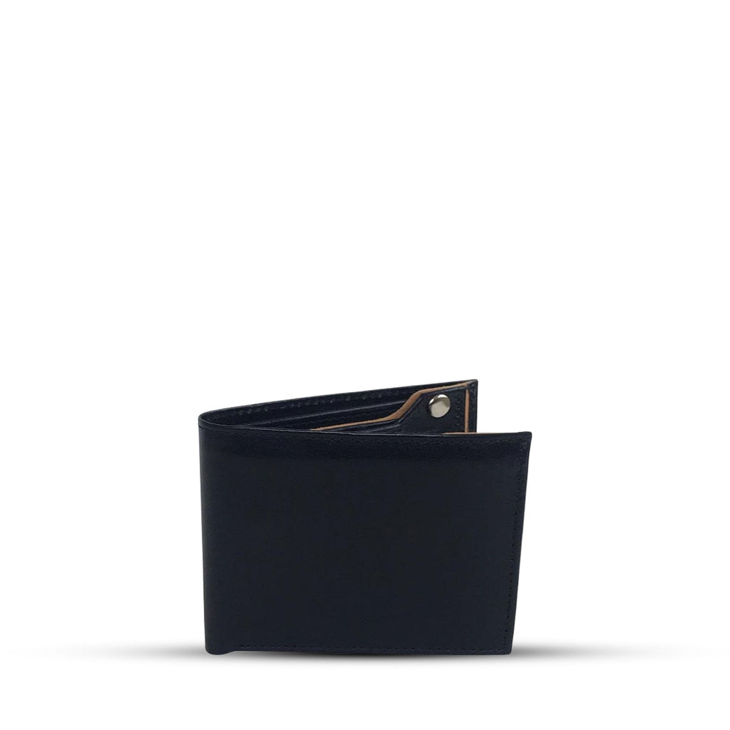 All Leather Wallet Black/ Brown