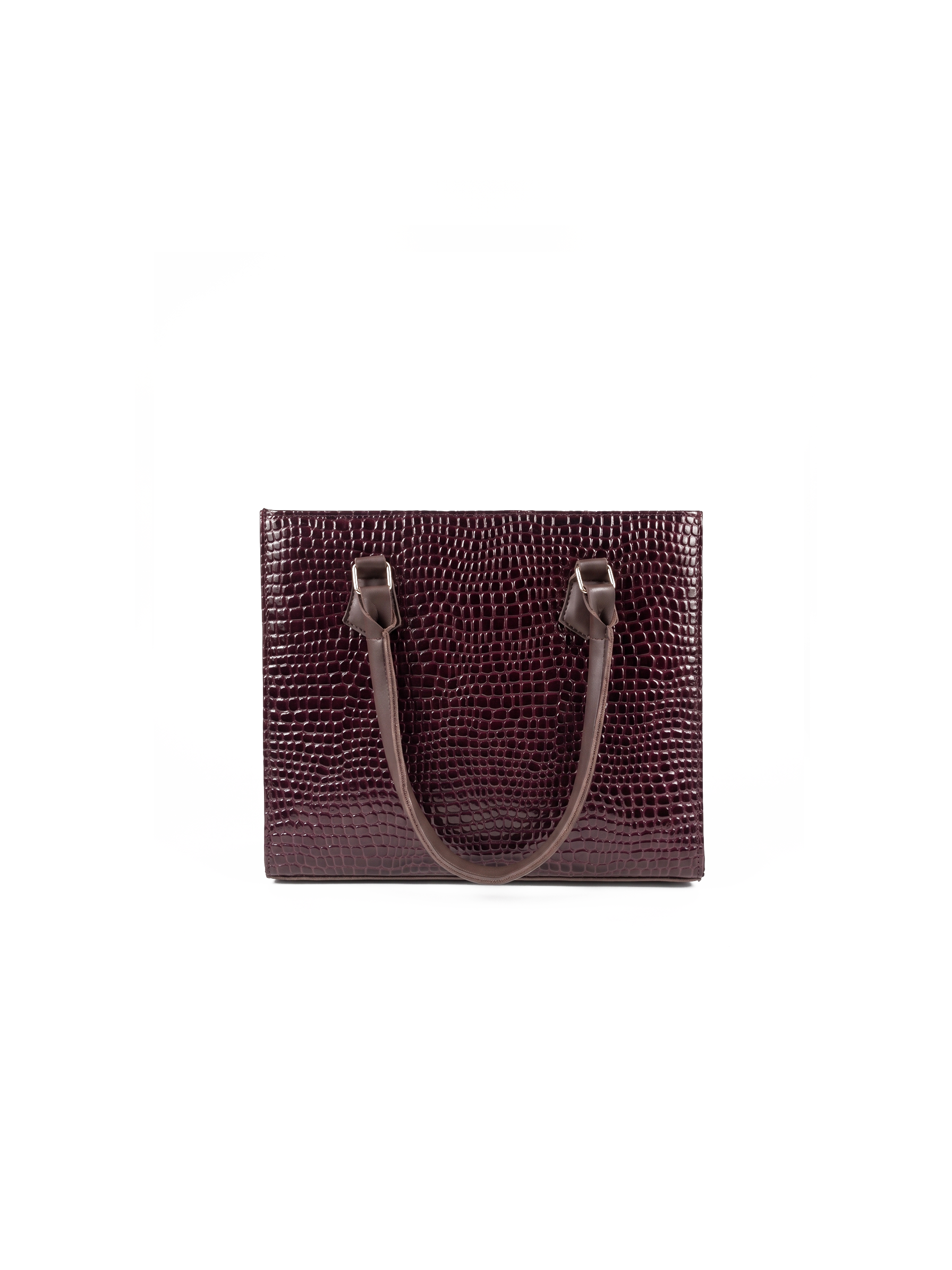 Burgundy women's tote bag in burgundy by Bag X