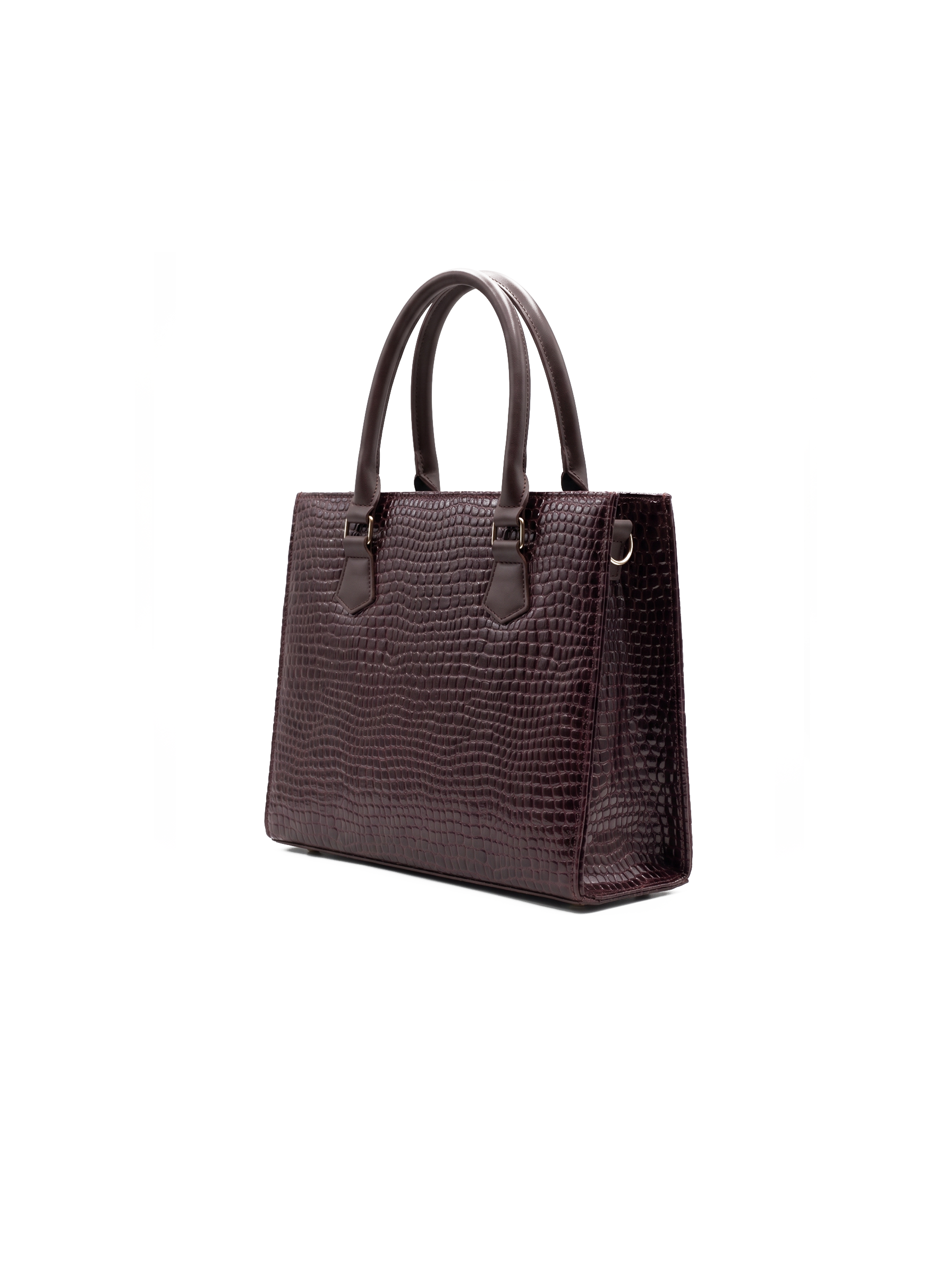Burgundy women's tote bag in burgundy by Bag X