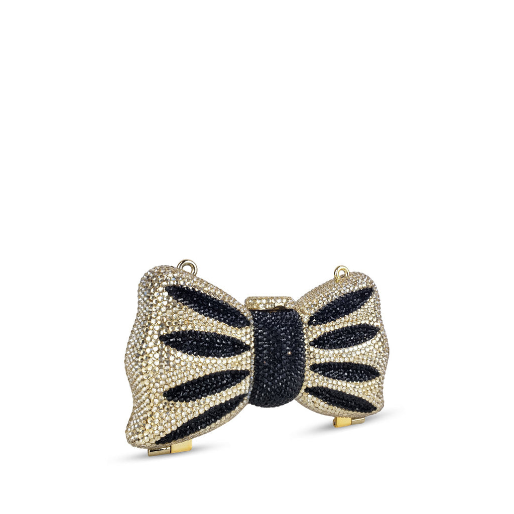 CRYSTAL BOW SILVER / NOIR