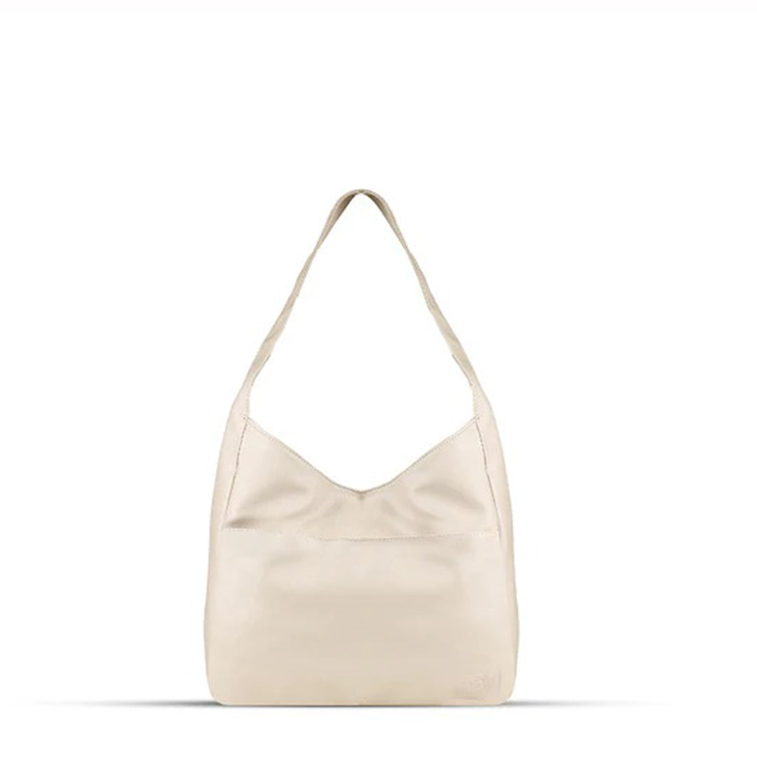Lorene Beige women's shoulder bag in beige by Bag X
