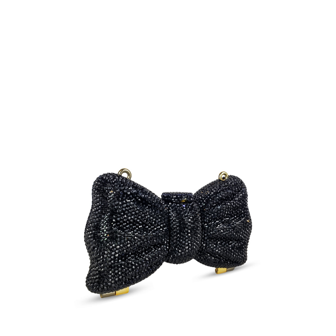 CRYSTAL BOW NOIR