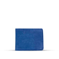 Leather Wallet With Hanging Slot Navy Blue women's wallet & clutch in navy blue by Bag X