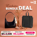 Urban Black Set women's backpack in black by Bag X