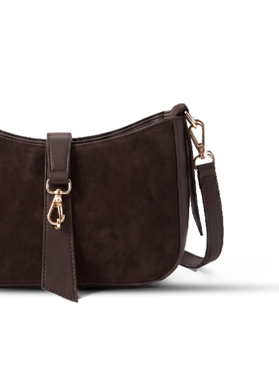 Rome Brown women's shoulder bag in brown by Bag X