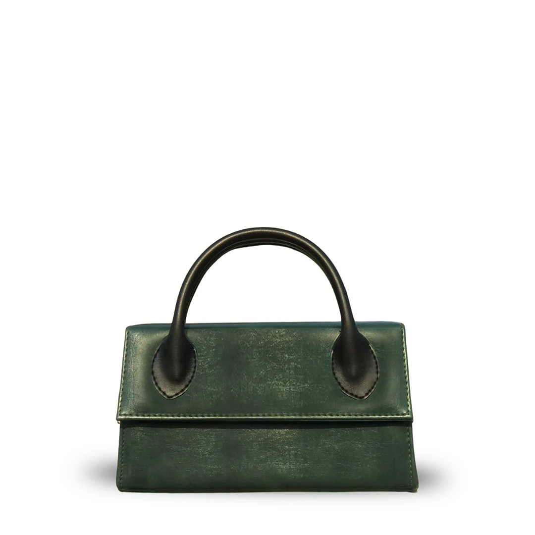 Julia Green women's shoulder bag in green by Bag X