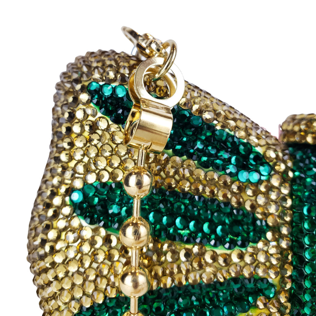 CRYSTAL BOW GOLD / EMERALD