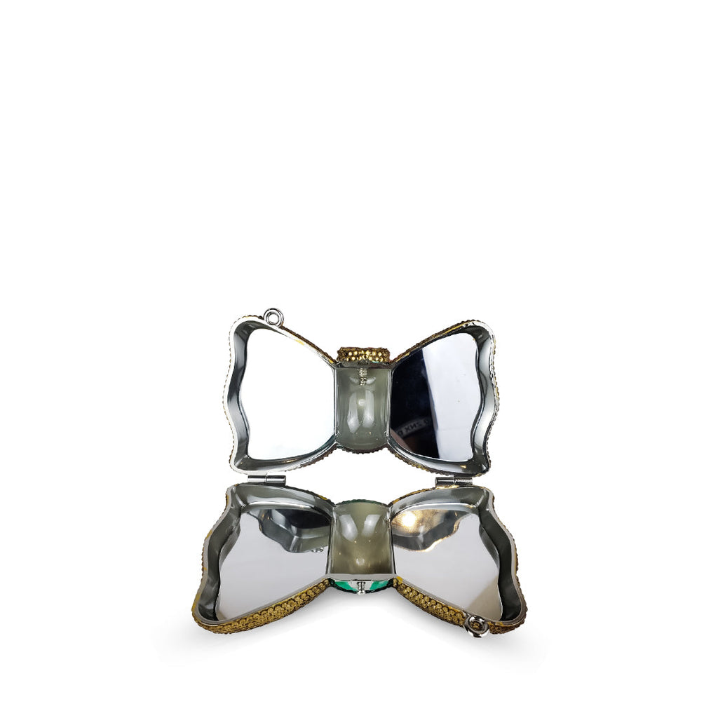 CRYSTAL BOW GOLD / EMERALD