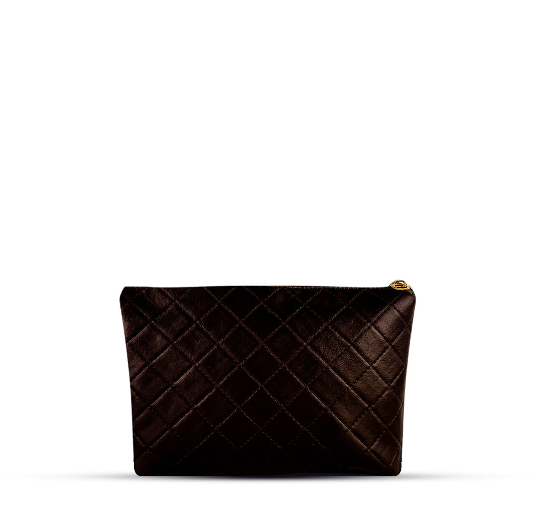 Fizz Makeup Pouch Choco women's handbag in choco by Bag X