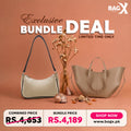 Everyday Nude Pair women's tote bag in nude by Bag X