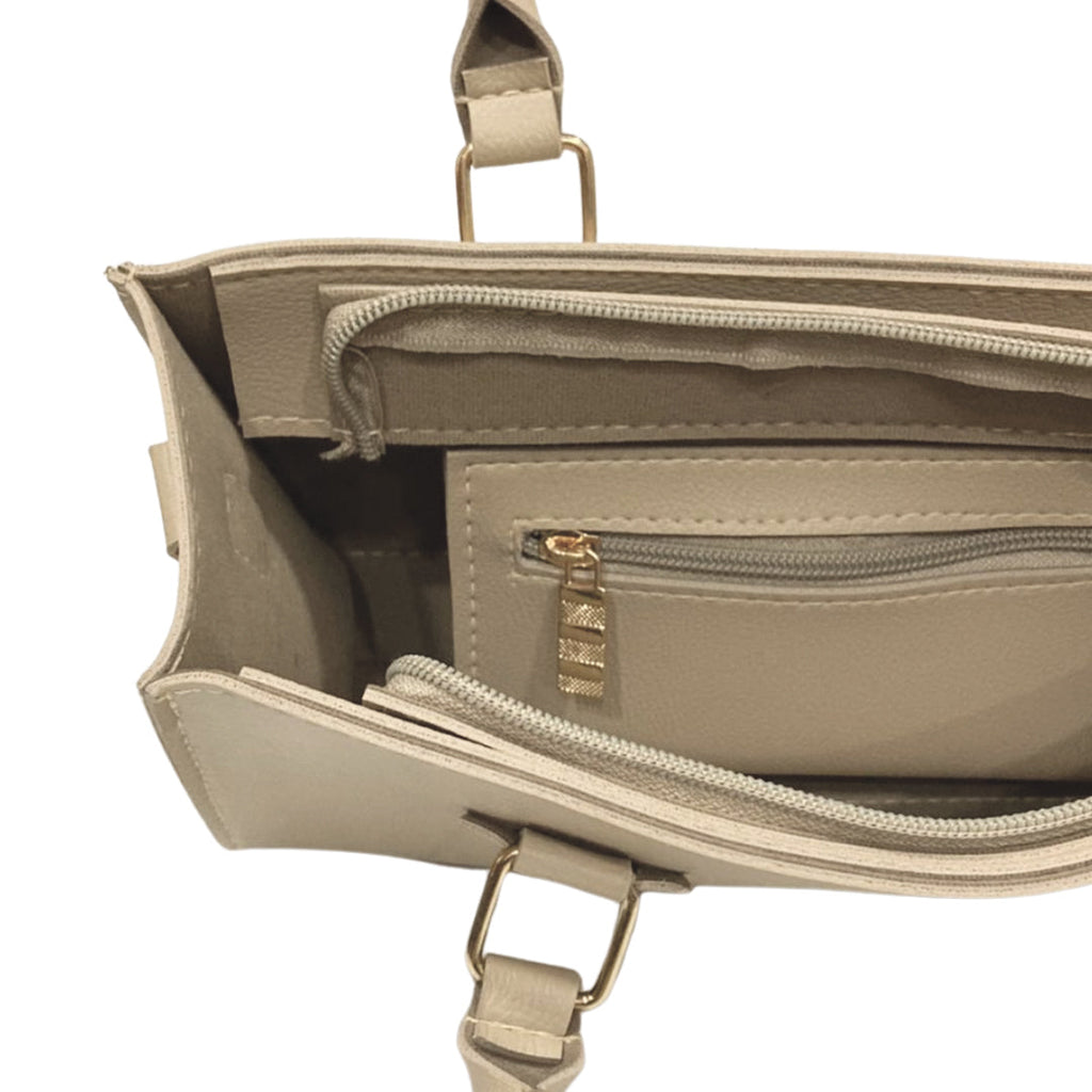 Mayfair Beige - Leftover women's shoulder bag in beige by Bag X