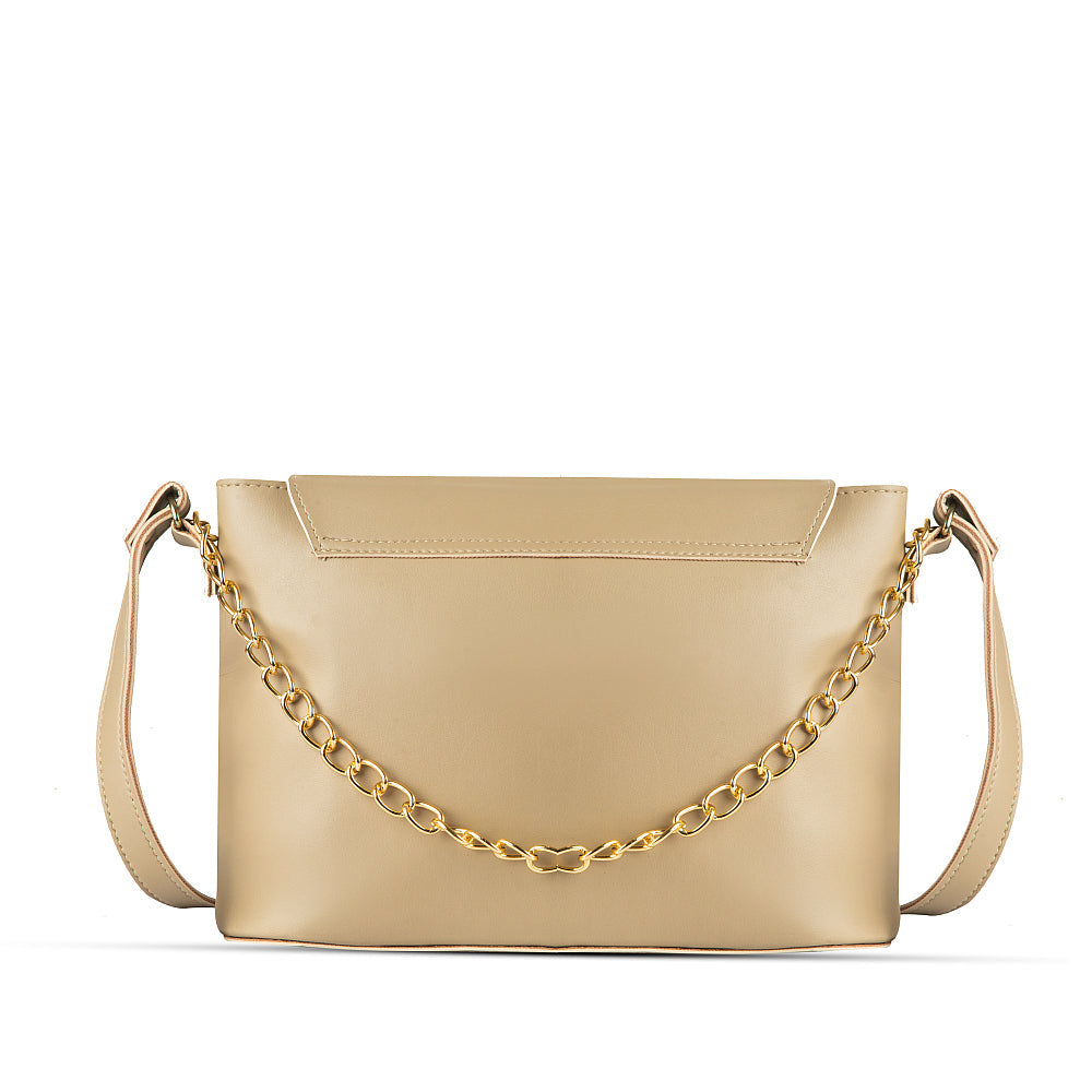 August Beige women's shoulder bag in beige by Bag X
