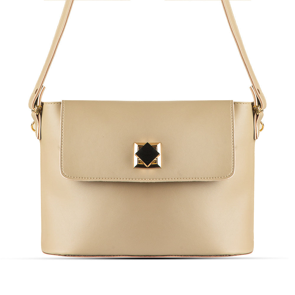 August Beige women's shoulder bag in beige by Bag X