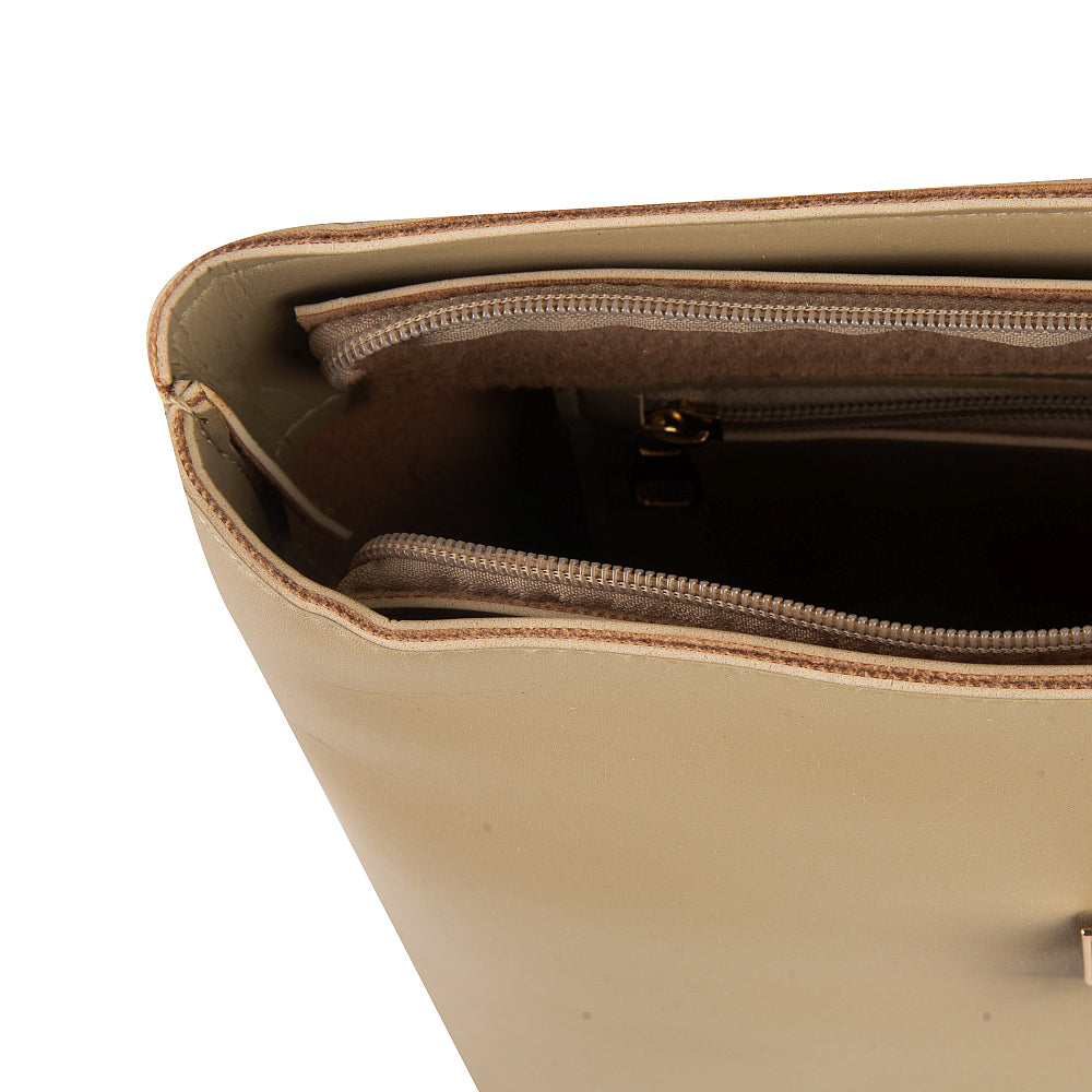 August Beige women's shoulder bag in beige by Bag X