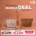 Light & Luxe Duo women's crossbody bag in classic by Bag X