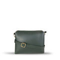 Crimson Pouch Green women's handbag in green by Bag X