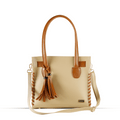 Mingle Beige / Brown women's handbag in brown by Bag X