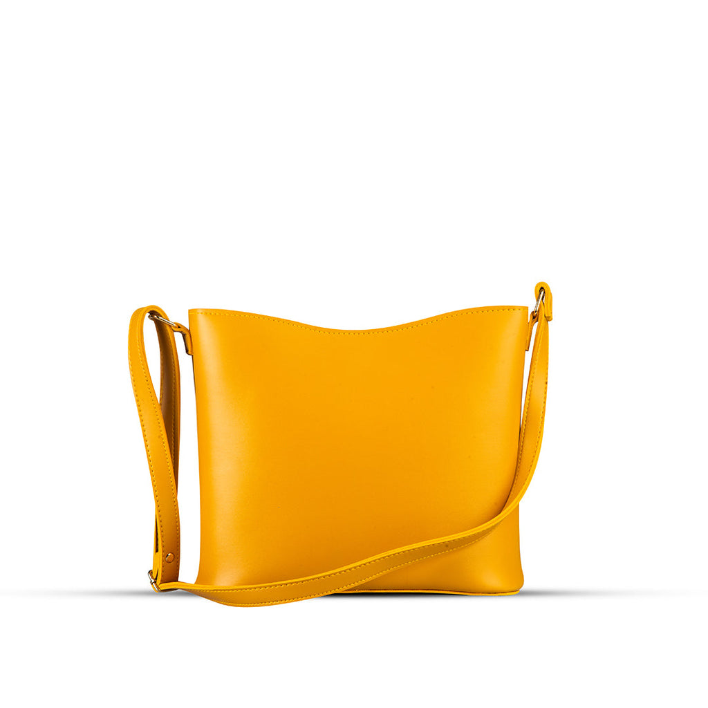 Coco Yellow women's crossbody bag in yellow by Bag X