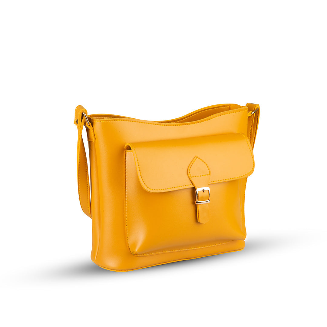 Coco Yellow women's crossbody bag in yellow by Bag X