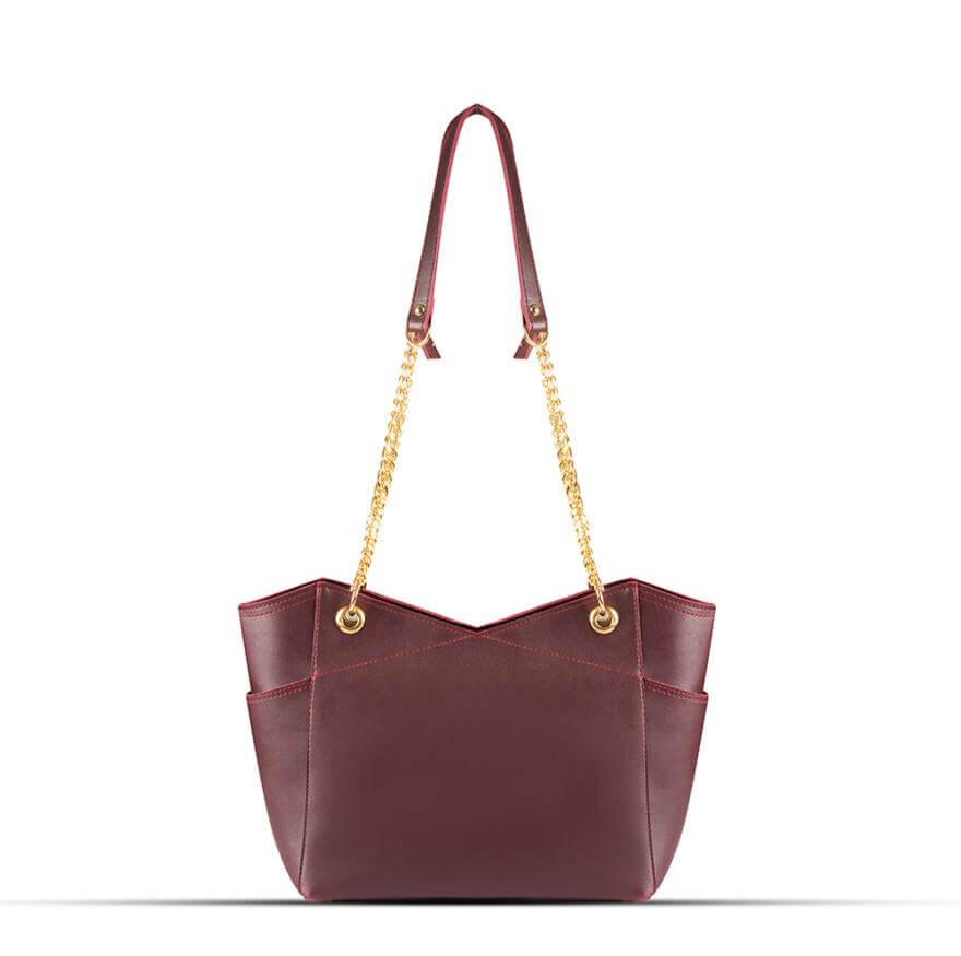 Reena Maroon women's tote bag in maroon by Bag X