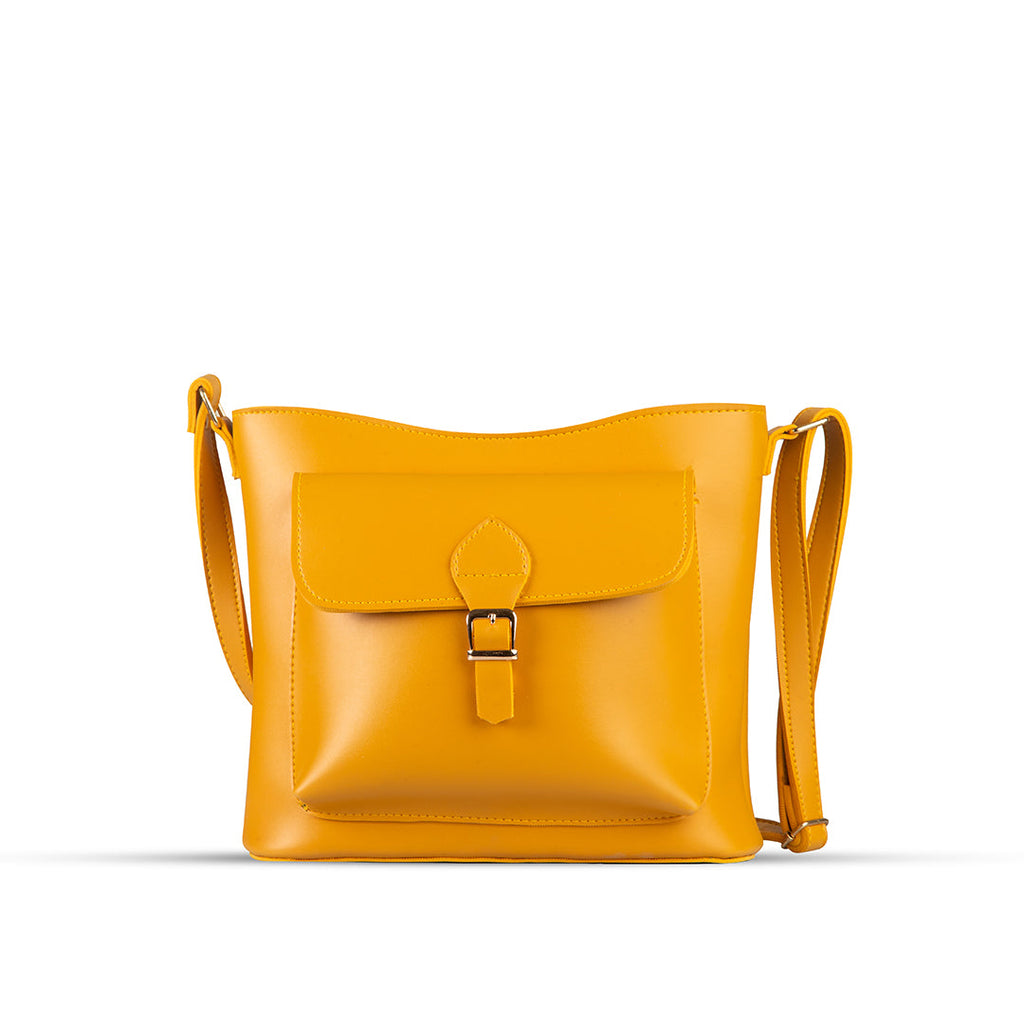 Coco Yellow women's crossbody bag in yellow by Bag X