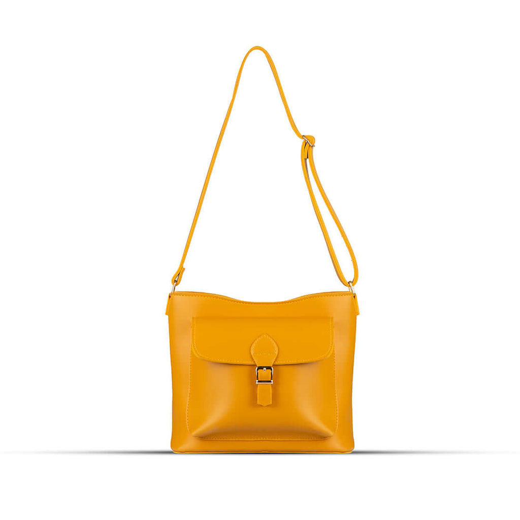 Coco Yellow women's crossbody bag in yellow by Bag X