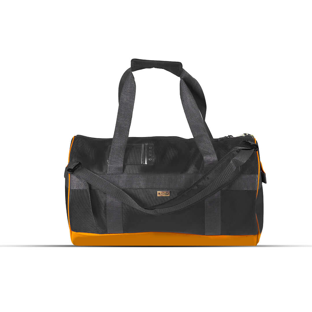 Journey Duffel Black / Orange - Leftover women's backpack in black by Bag X