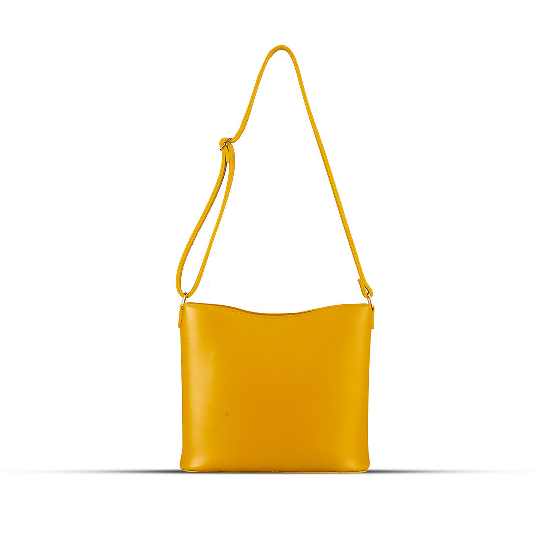Coco Yellow women's crossbody bag in yellow by Bag X