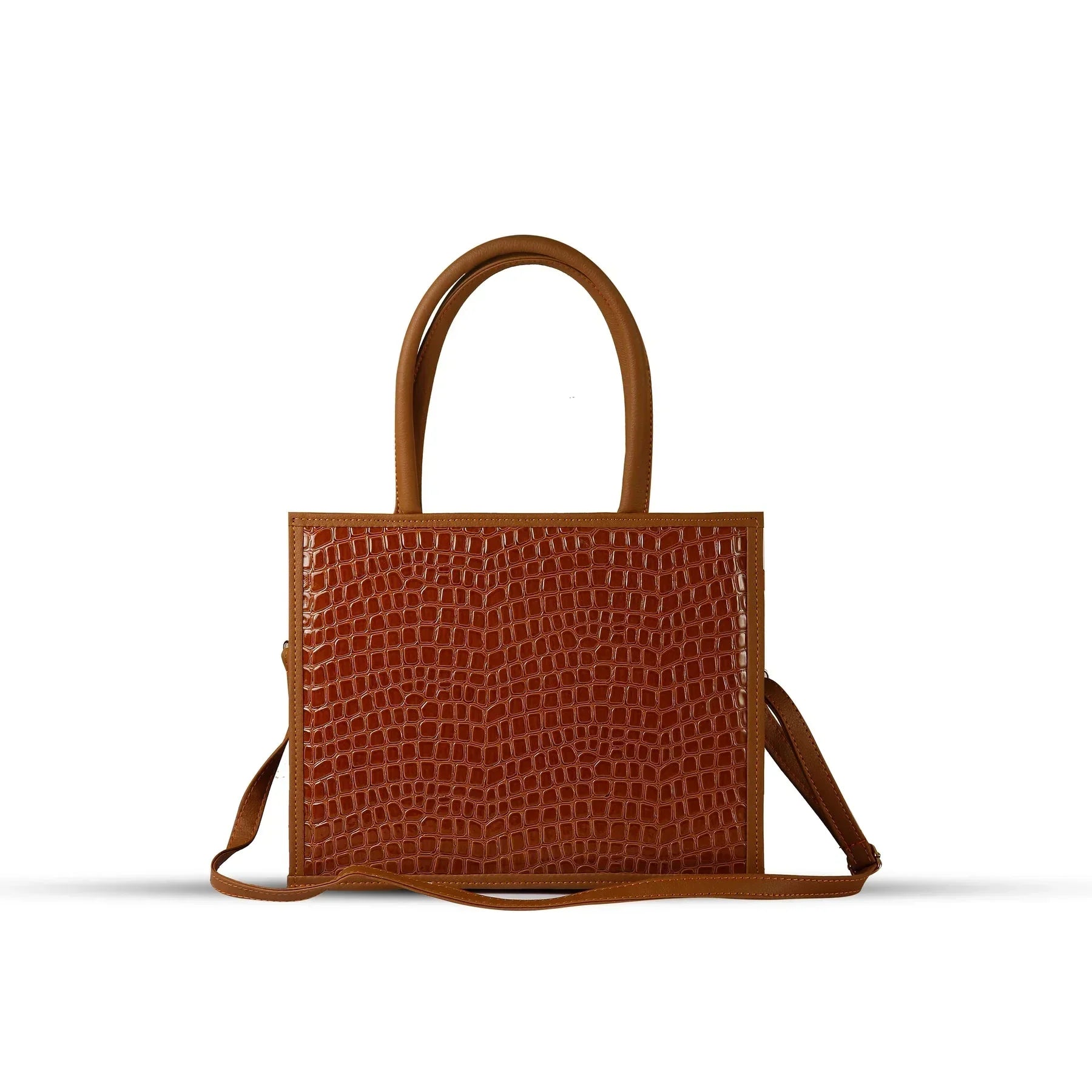 Kiara Brown women's shoulder bag in brown by Bag X