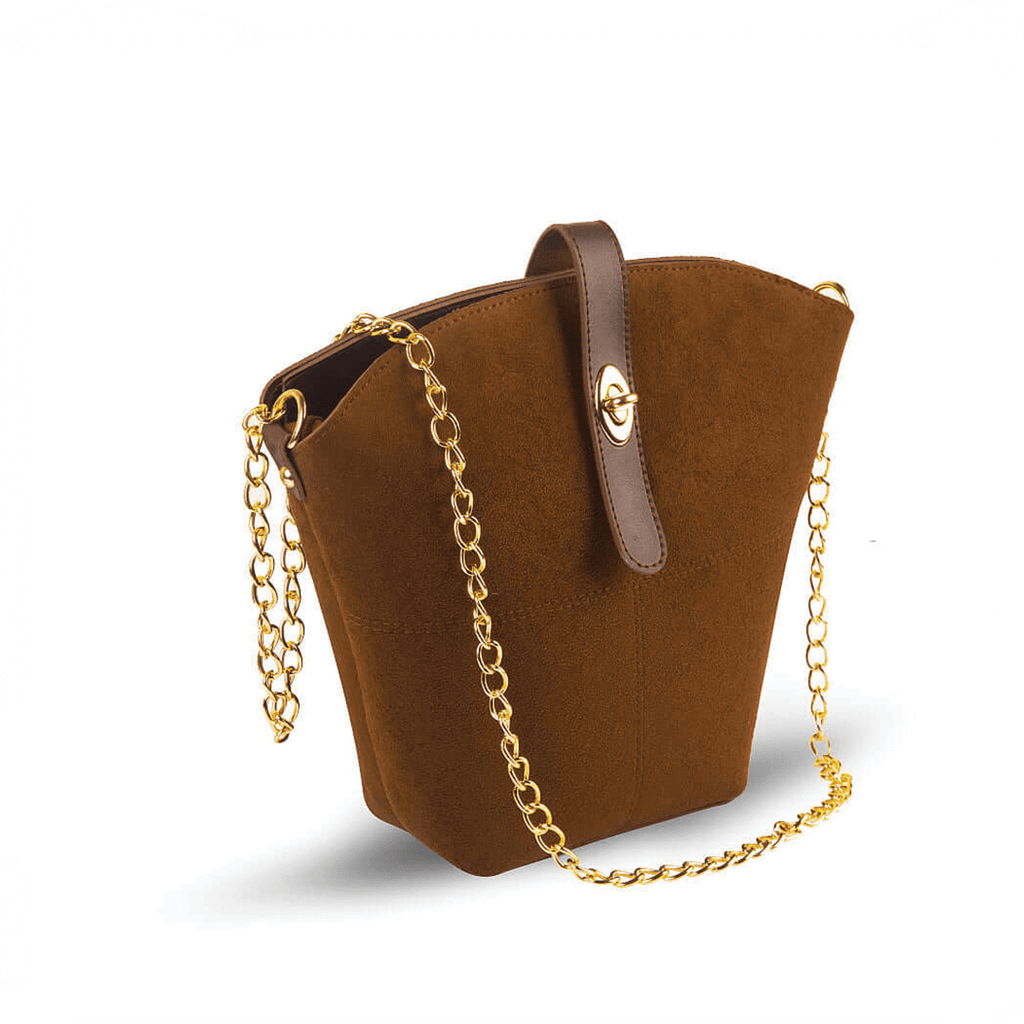 BUCKET SUEDE BROWN - Bag X
