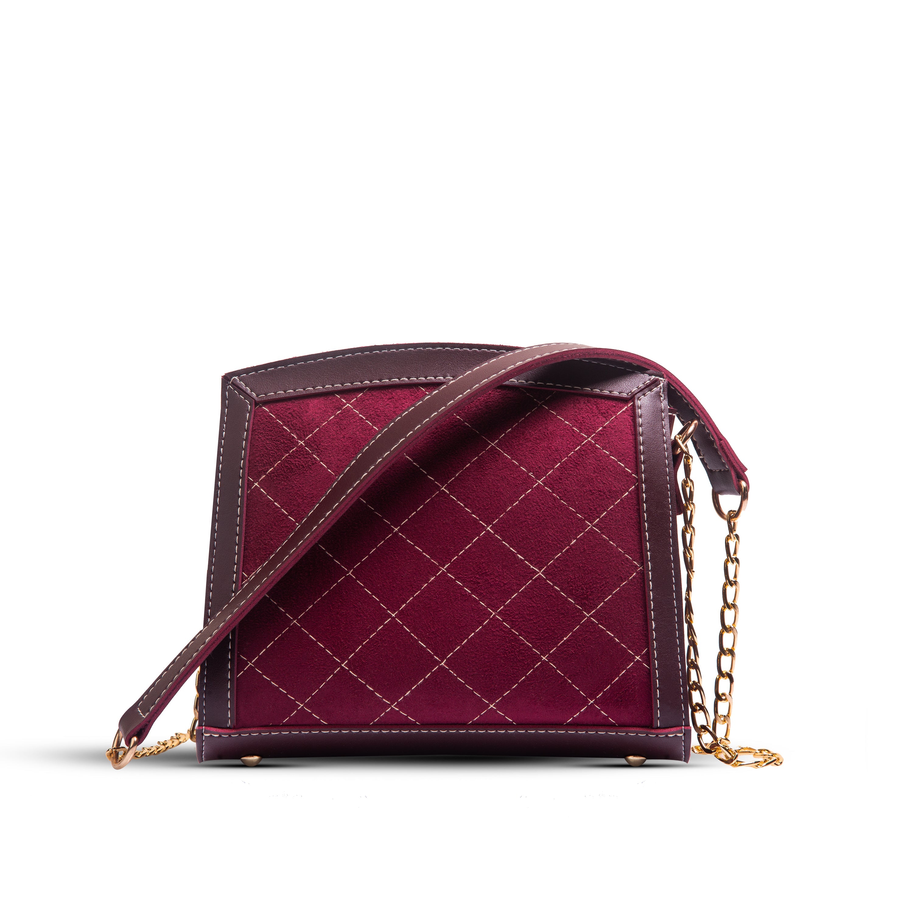 Sonic Maroon women's crossbody bag in maroon by Bag X