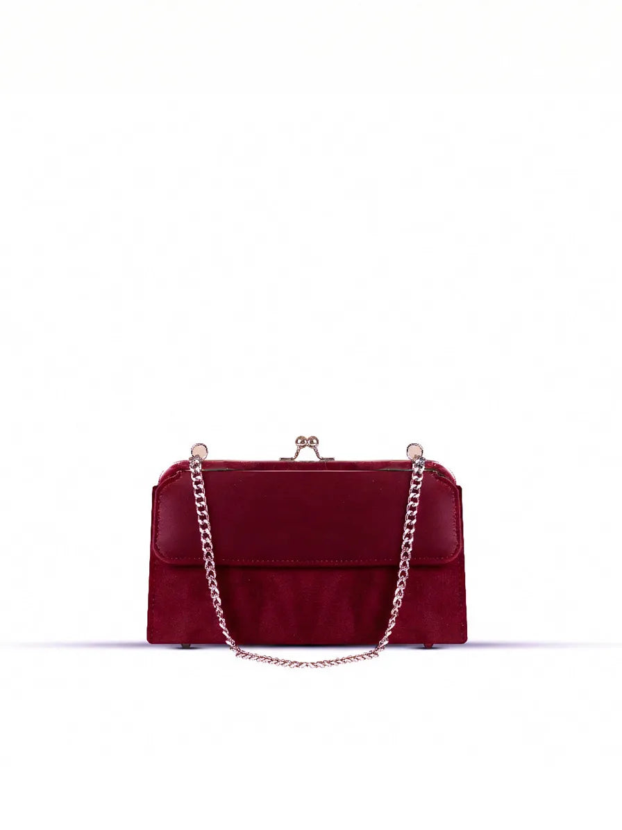 Beth Maroon women's shoulder bag in maroon by Bag X