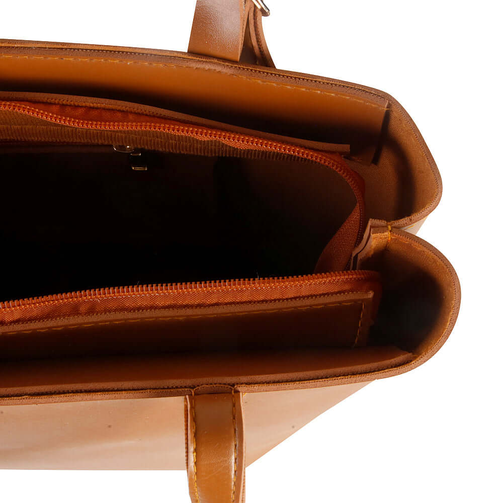 June Brown - Leftover women's crossbody bag in brown by Bag X