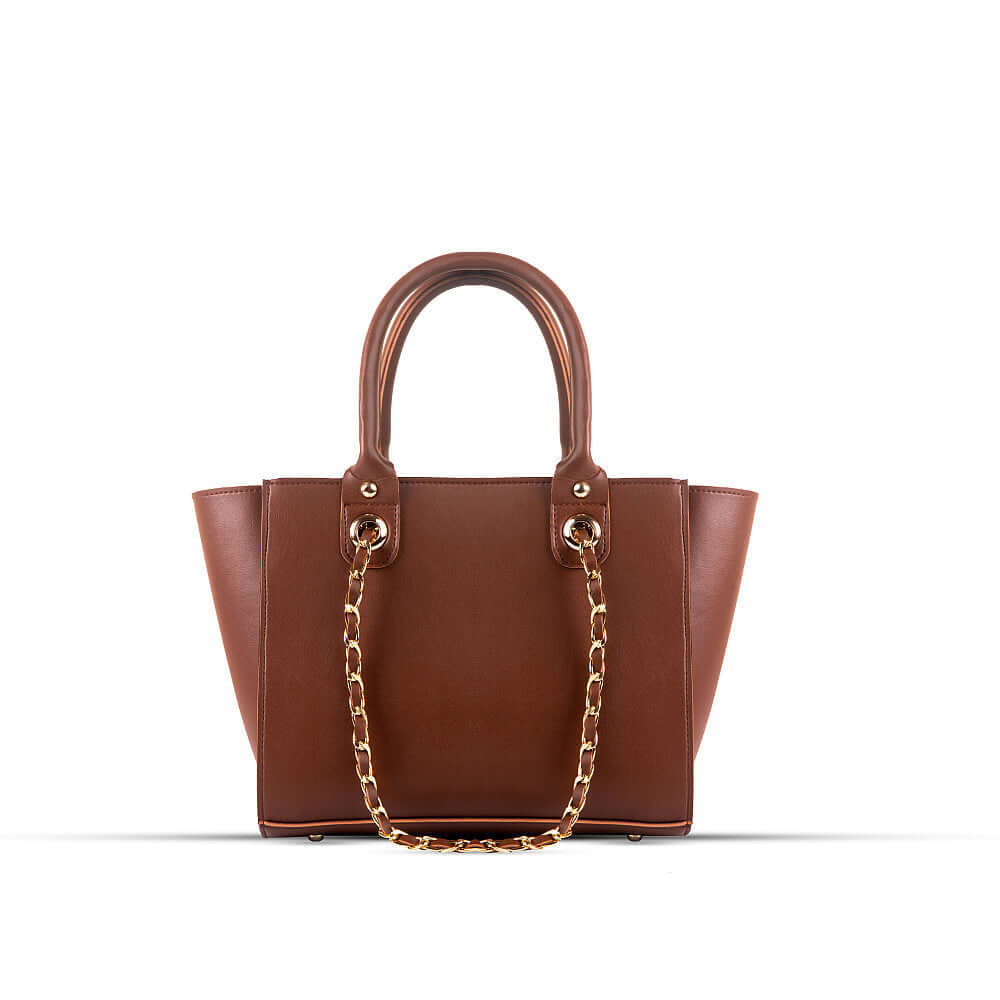 Plush Choco Brown - Leftover women's handbag in brown by Bag X