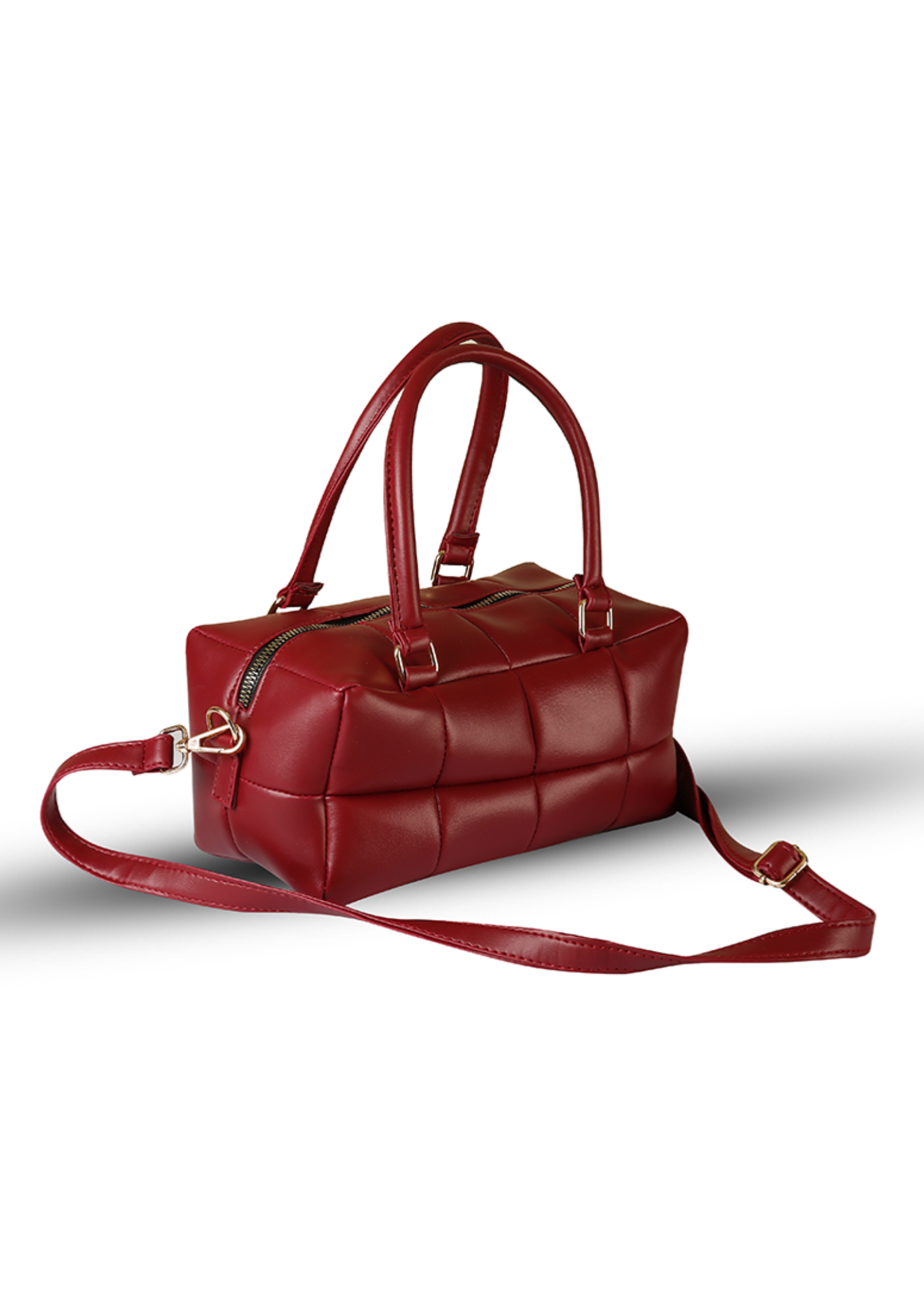 Meg Maroon women's satchel in maroon by Bag X
