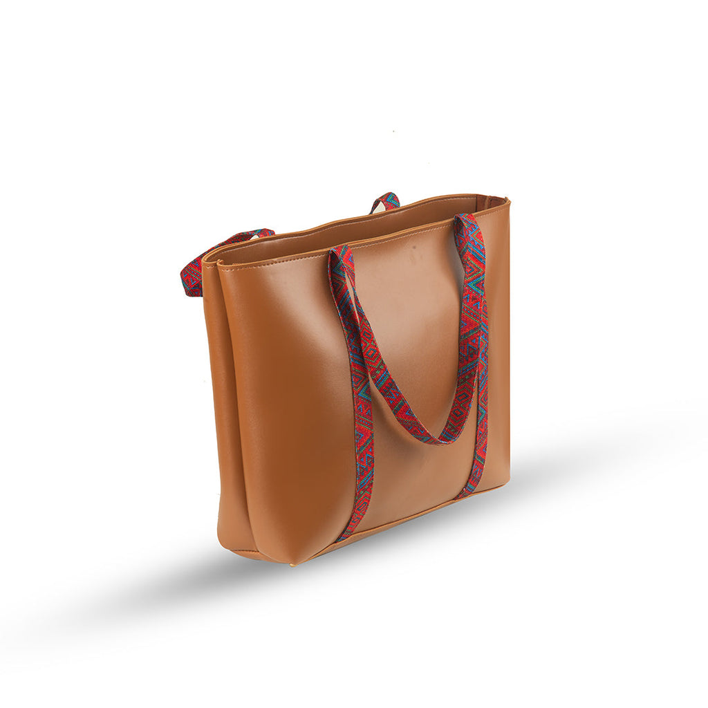 Tango Brown women's tote bag in brown by Bag X