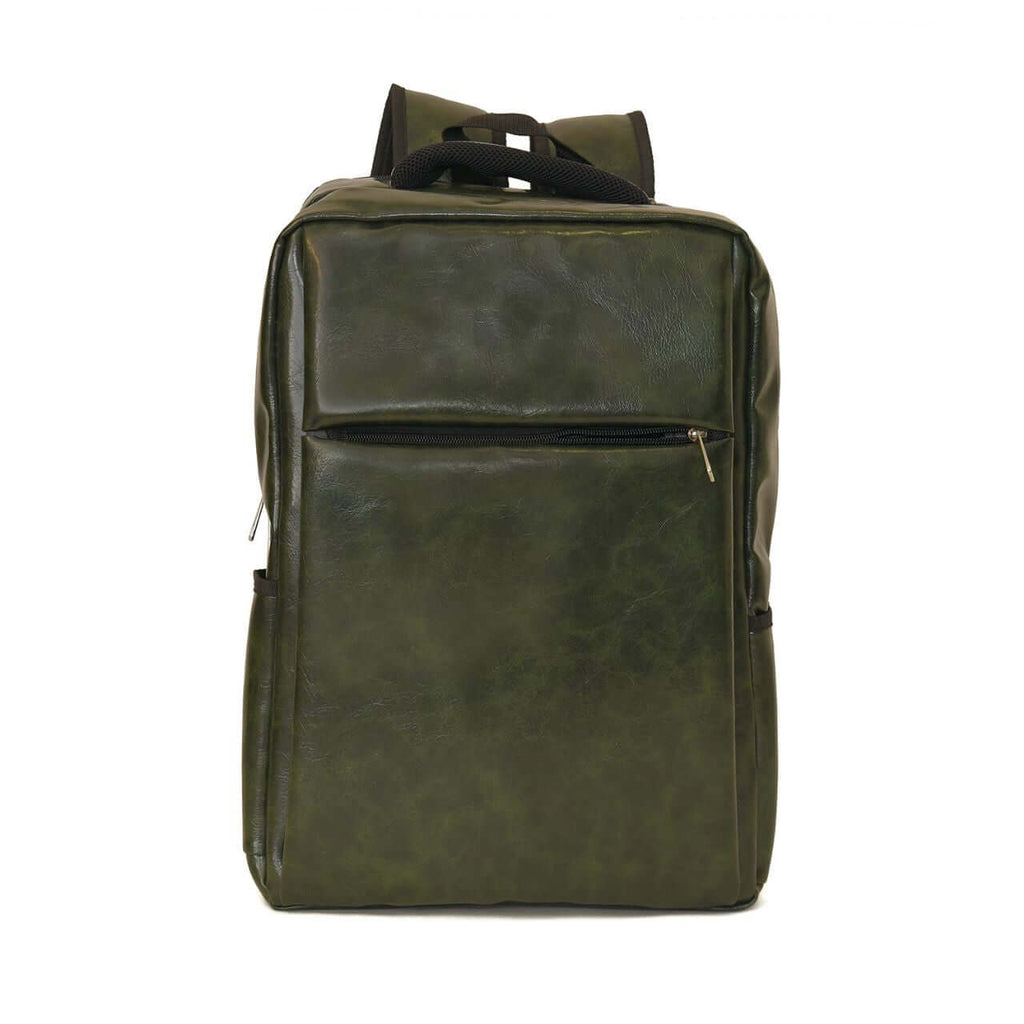 Laptop Bag Pack Green women's backpack in green by Bag X
