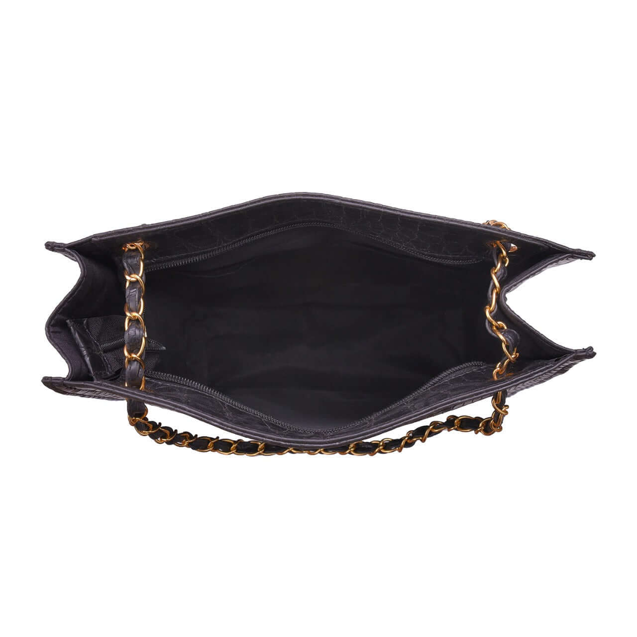 Long Crocodile Black women's tote bag in black by Bag X