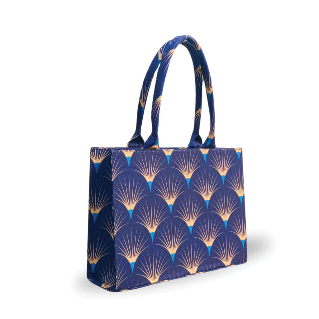 Flora Bloom Blue women's tote bag in blue by Bag X