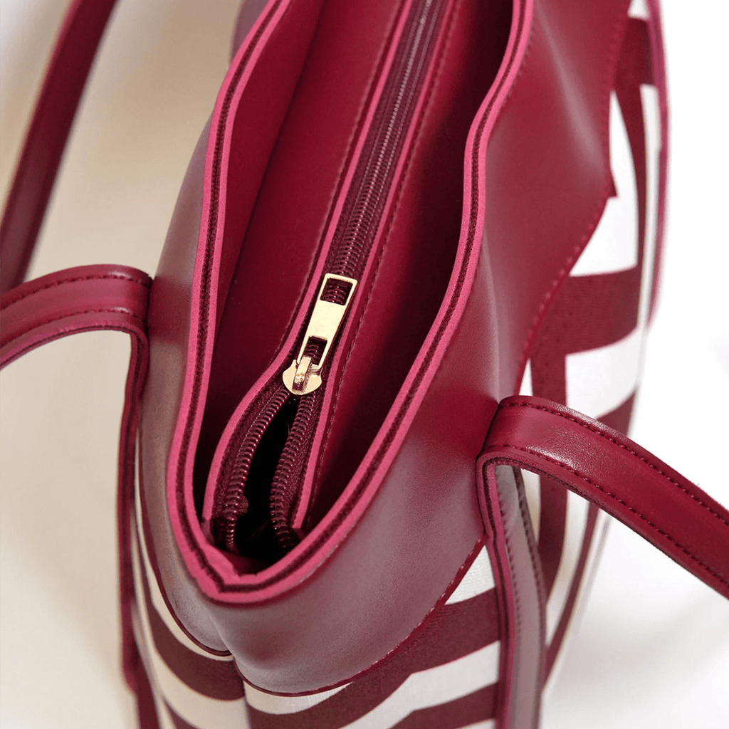 Canberra Maroon women's handbag in maroon by Bag X