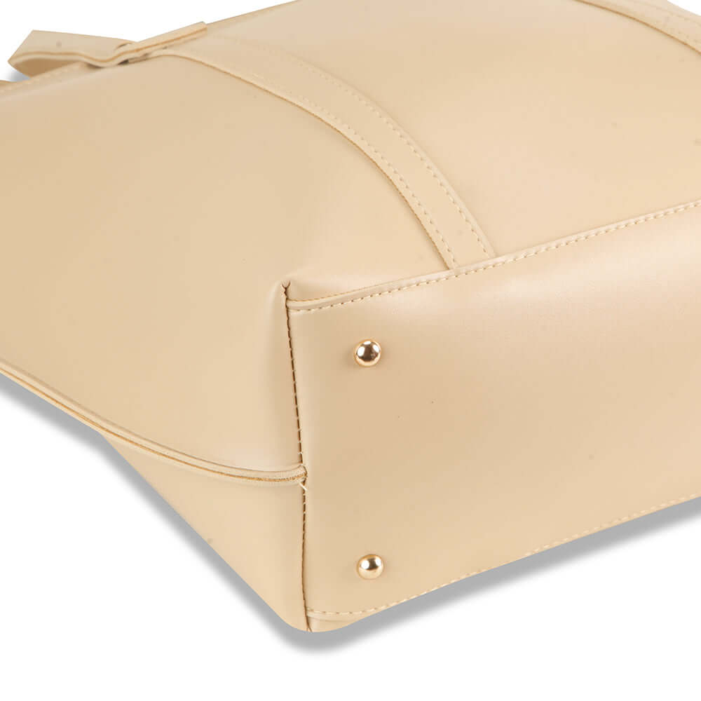 Jennifer Beige women's tote bag in beige by Bag X