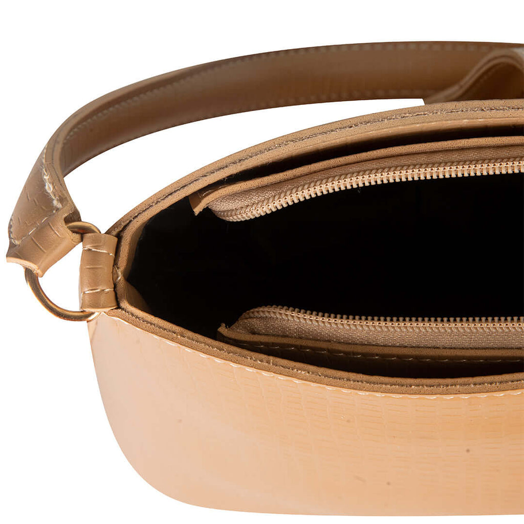 Marigold Beige women's handbag in beige by Bag X