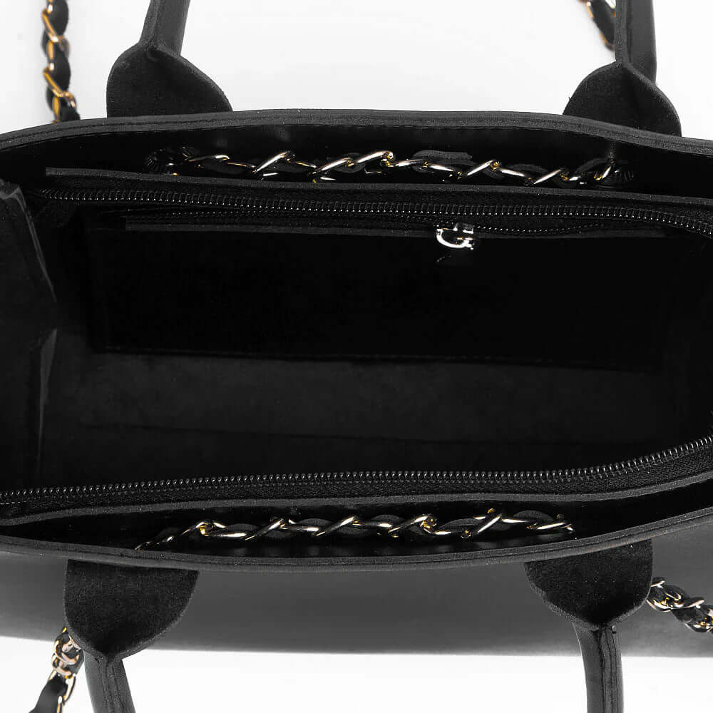 Plush Black women's handbag in black by Bag X