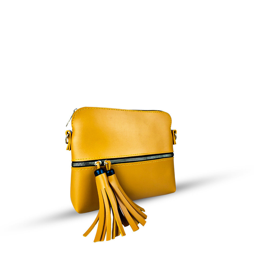 Mira Yellow women's crossbody bag in yellow by Bag X