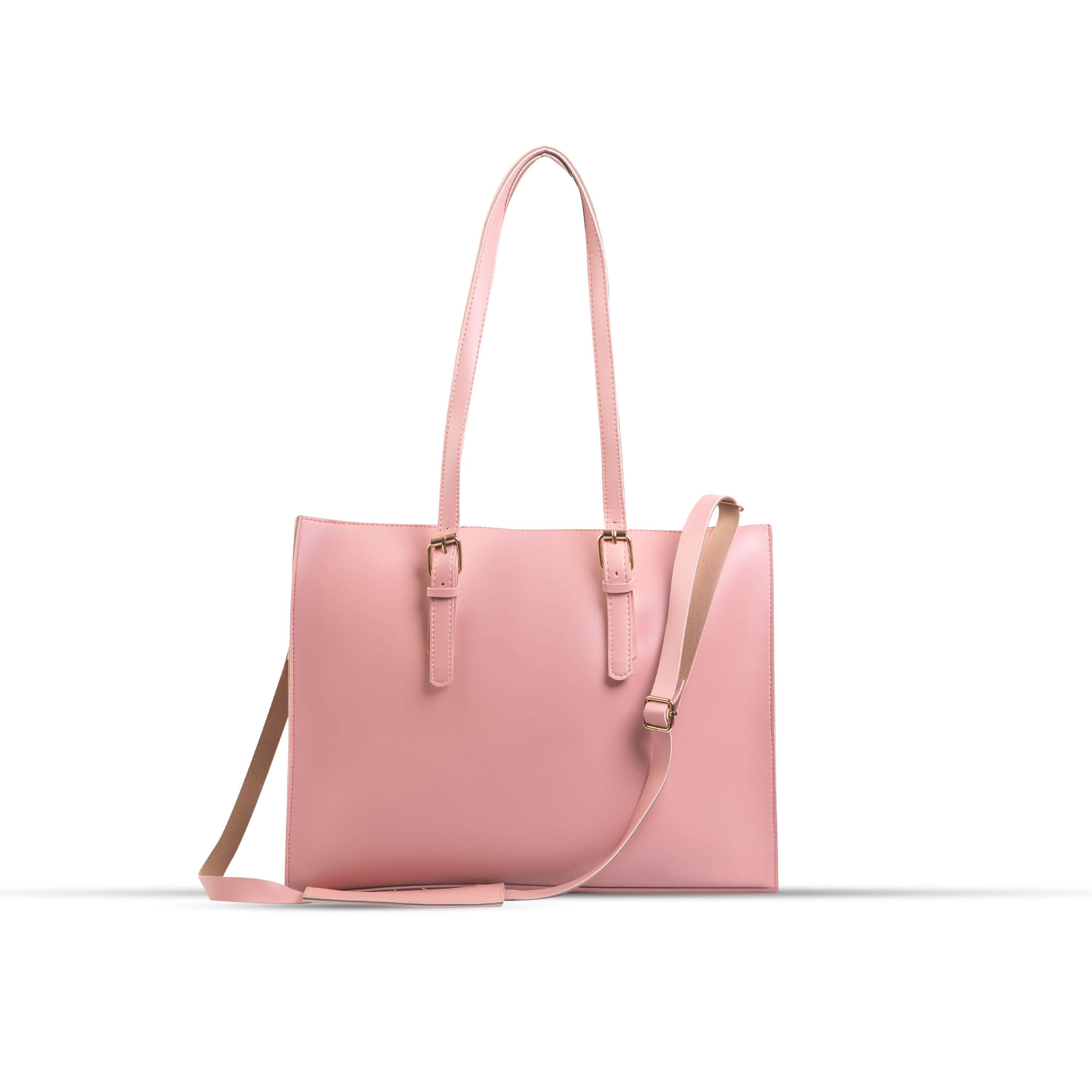 Blossom 3 Pcs Pink women's tote bag in pink by Bag X